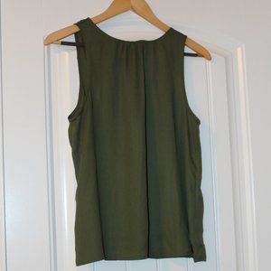 A New Day Sleeveless Top - Sz Sm Green